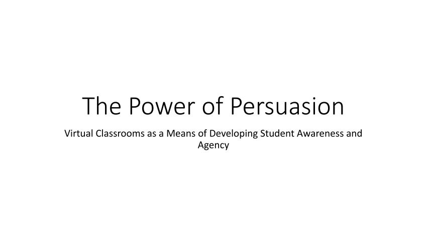 (PDF) The Power of Persuasion