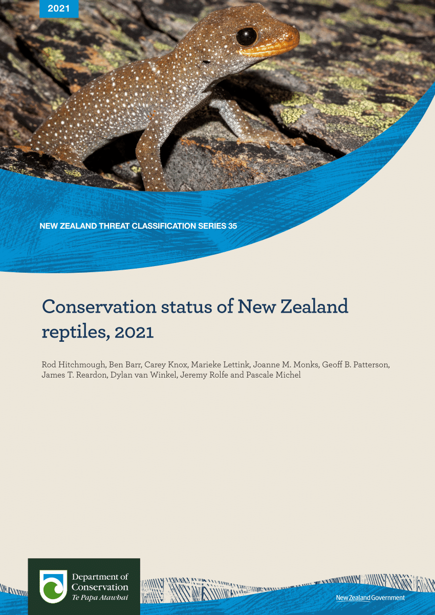 (PDF) Conservation status of New Zealand reptiles, 2021