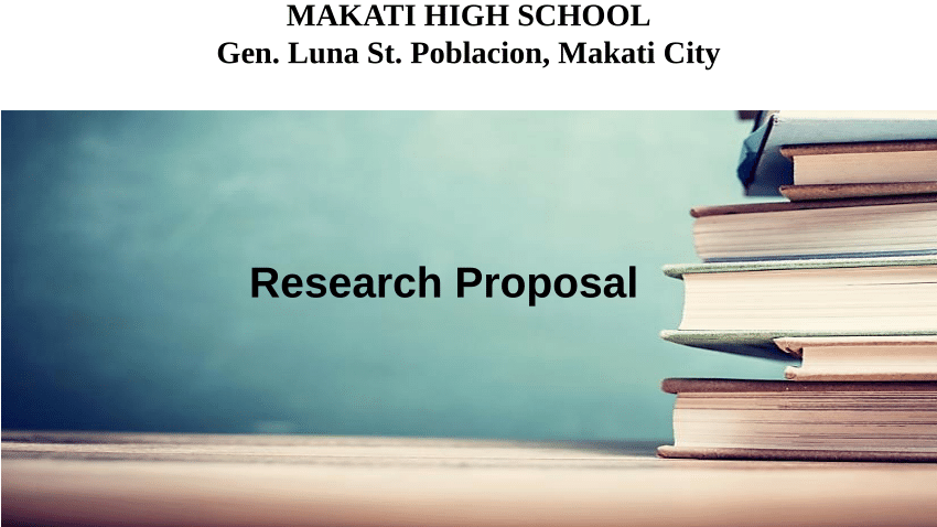 background section of research proposal