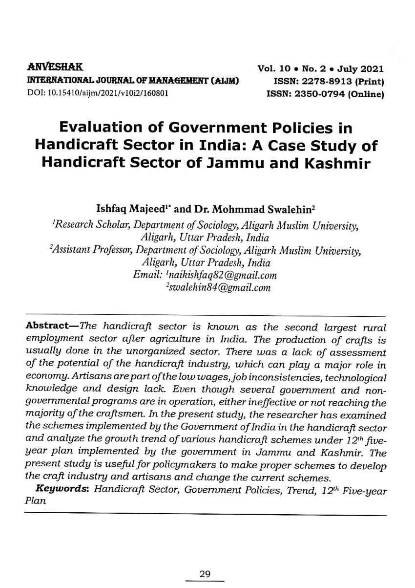 case study of jammu and kashmir