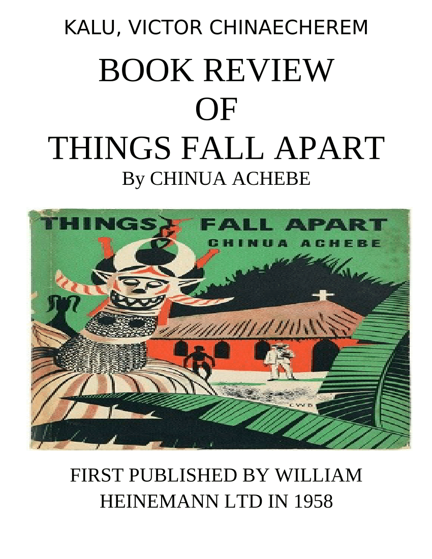  PDF BOOK REVIEW OF THINGS FALL APART