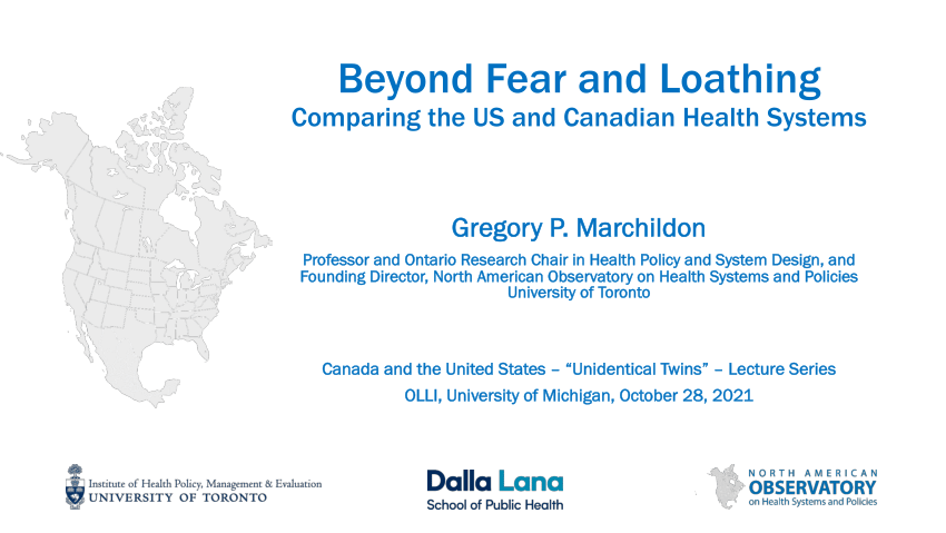 PDF) Fear and Loathing: Comparing the and Health Systems
