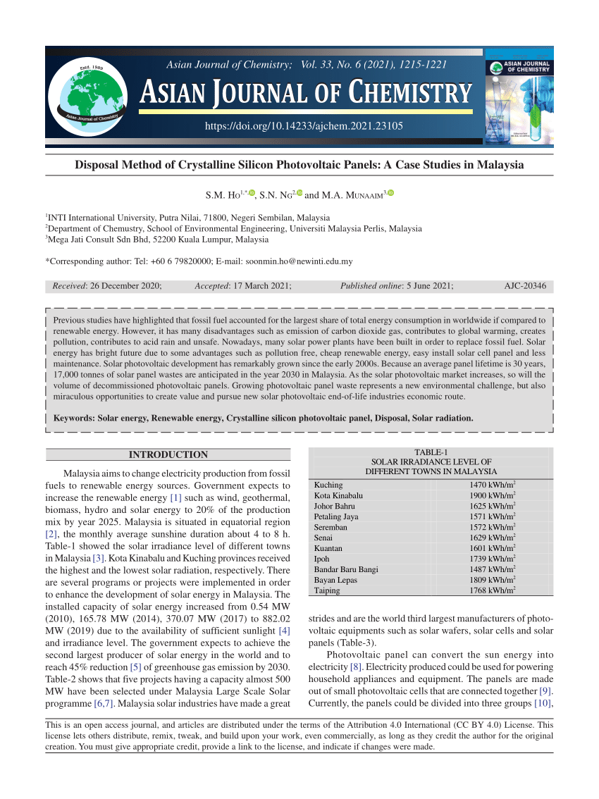 (PDF) ASIAN JOURNAL OF CHEMISTRY