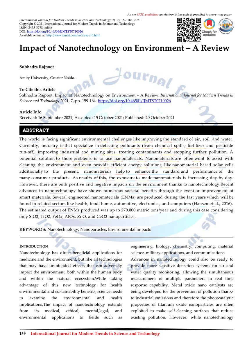 nanotechnology essay pdf