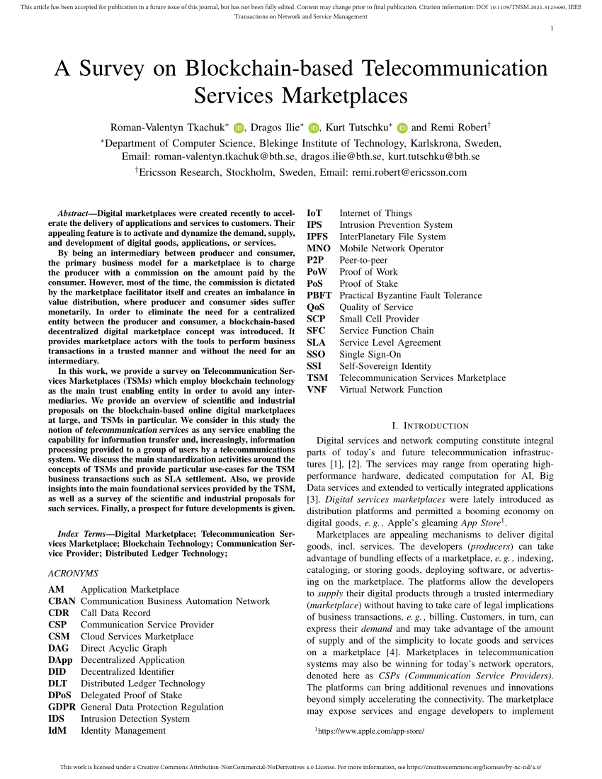 research paper based on telecommunication