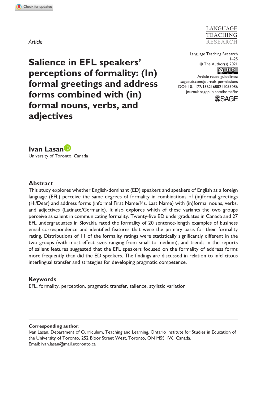pdf-salience-in-efl-speakers-perceptions-of-formality-in-formal-greetings-and-address-forms
