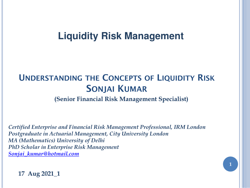 liquidity management research papers