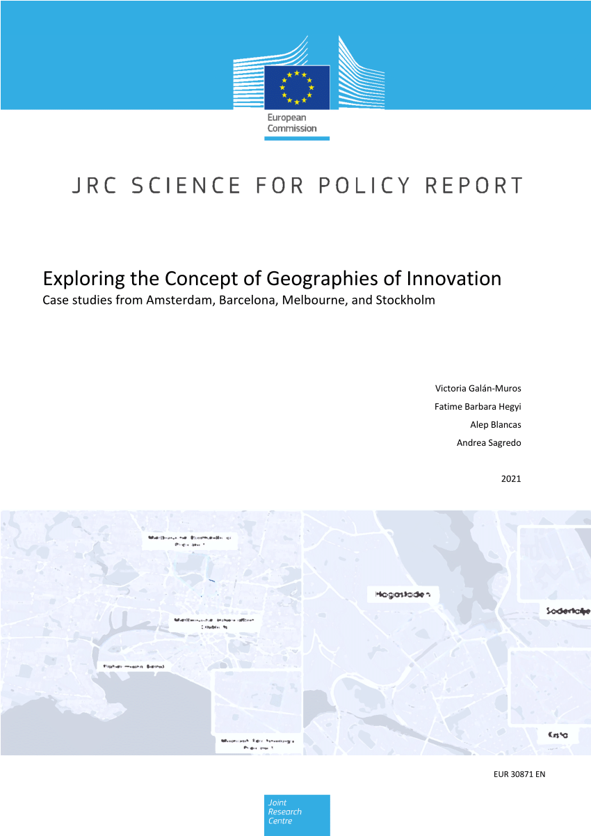PDF Exploring the Concept of Geographies of Innovation Case ...