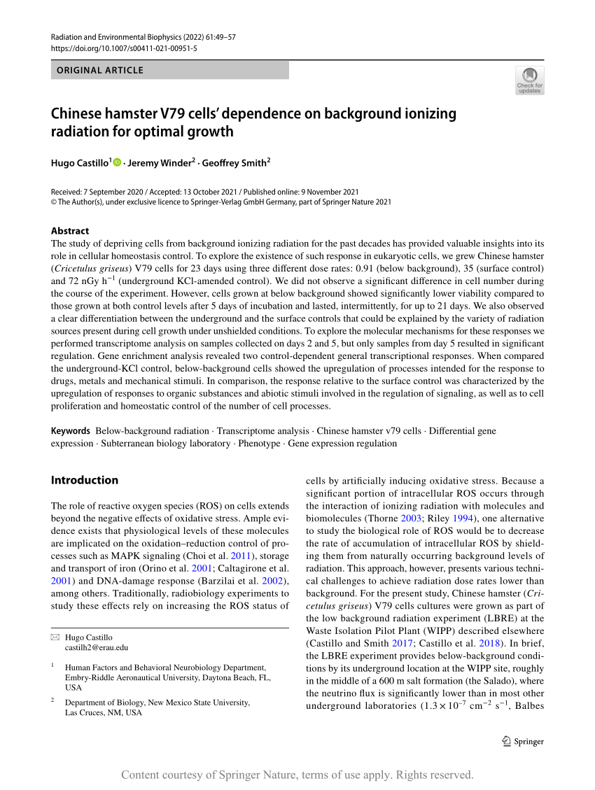 Frontiers  Deinococcus radiodurans UWO298 Dependence on