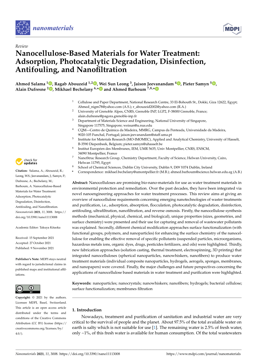 Nanofiltration” Enabled by Super-Absorbent Polymer Beads for Concentrating  Microorganisms in Water Samples