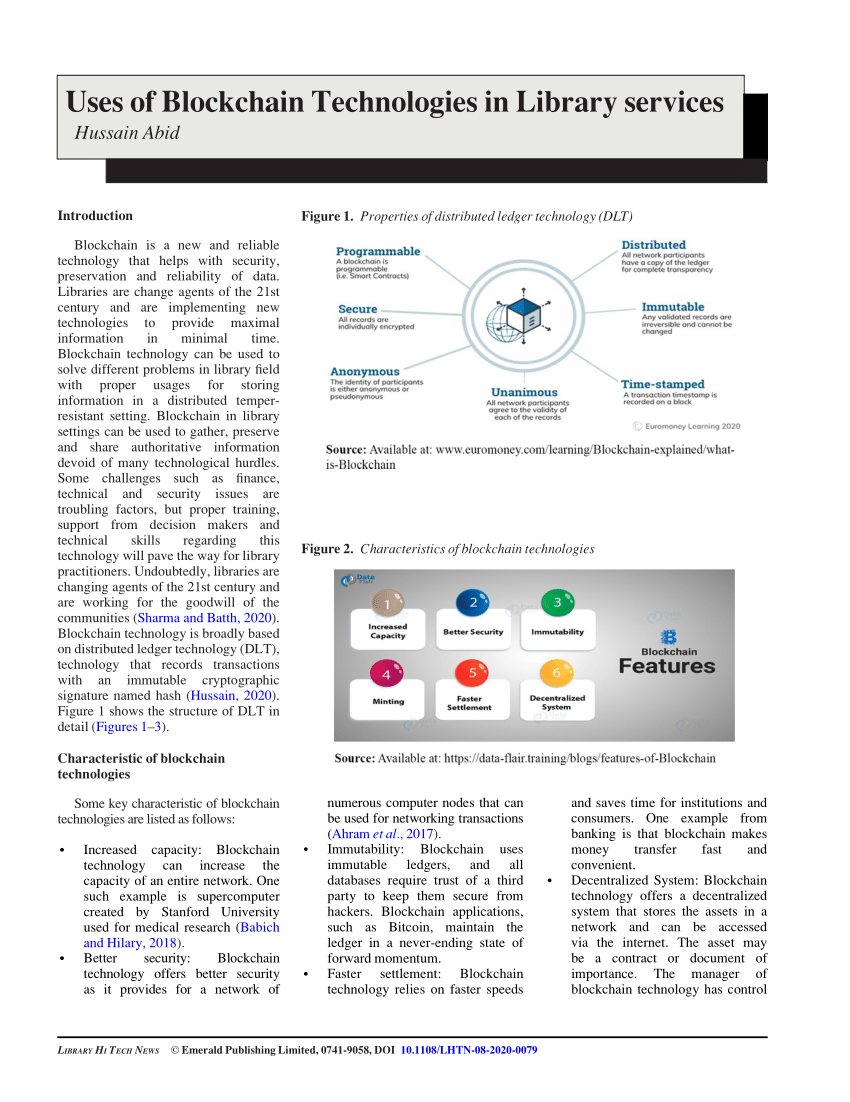 blockchain library