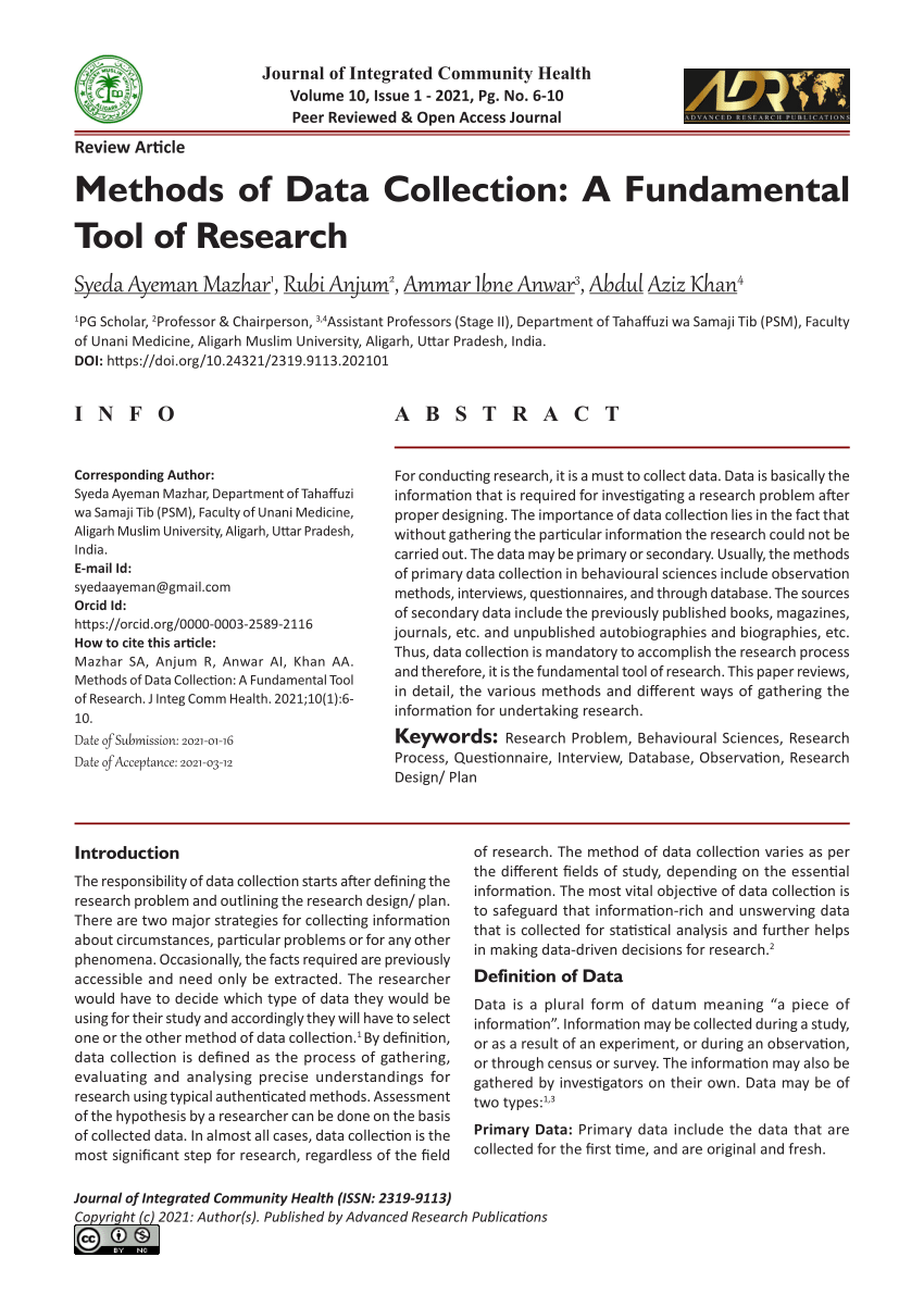 methods of data collection in case study pdf