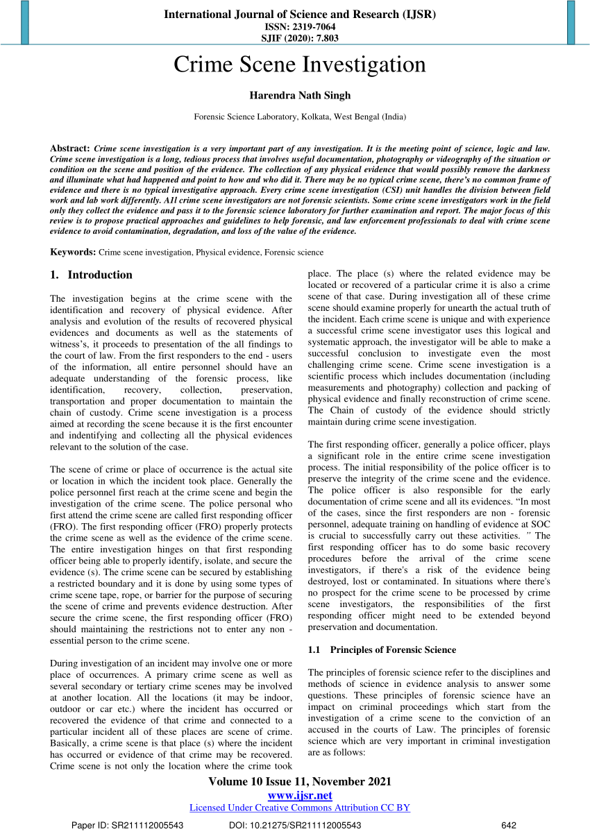 crime research paper pdf