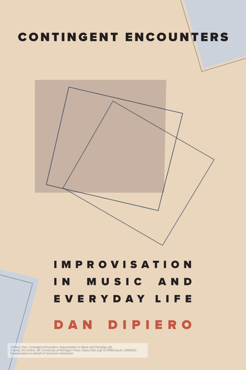 PDF) Contingent Encounters Improvisation in Music and Everyday Life photo