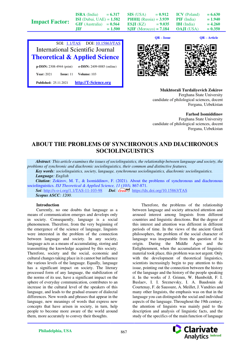 (PDF) Impact Factor