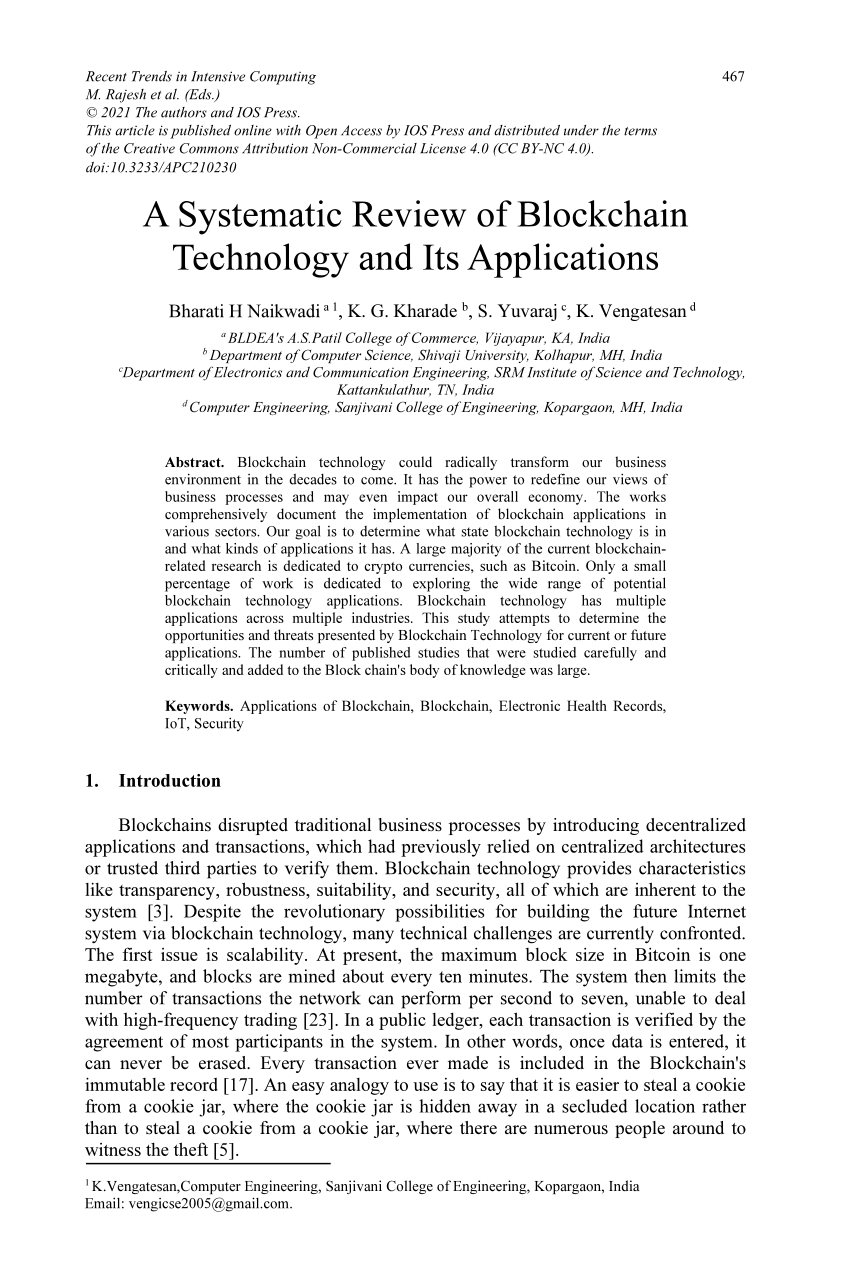 research papers in blockchain