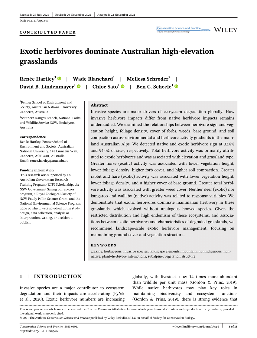 PDF) dominate Australian high-elevation grasslands