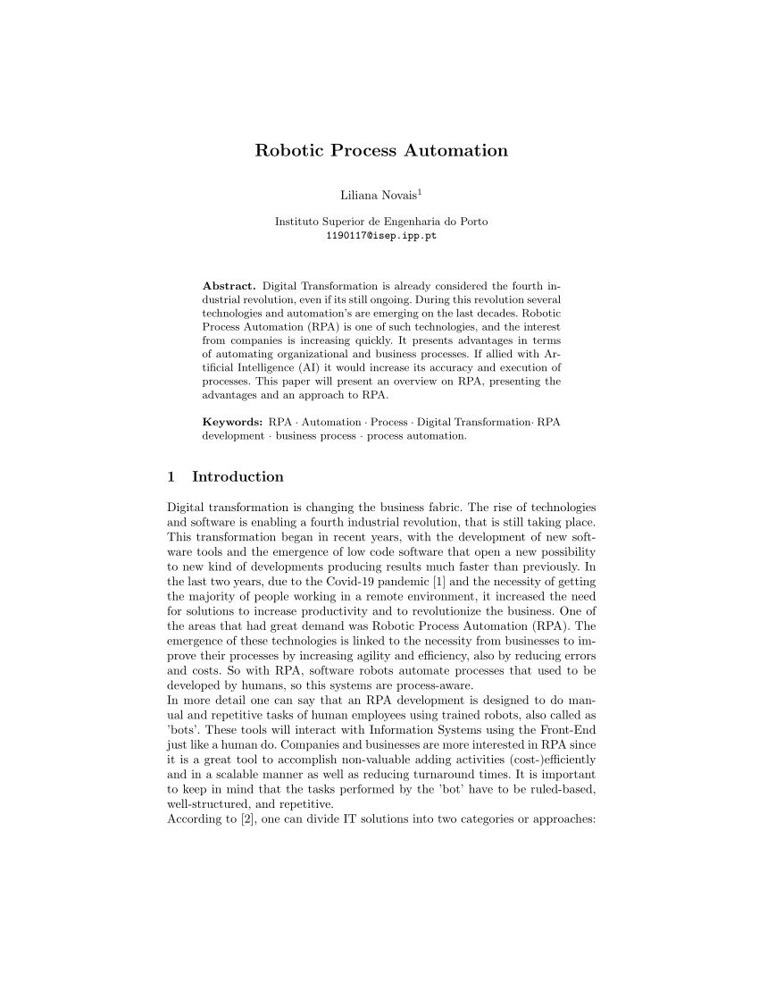 Valid Process-Automation Test Duration