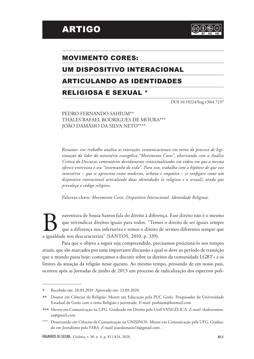 PDF) Matrizes interacionais: a comunicação constrói a sociedade