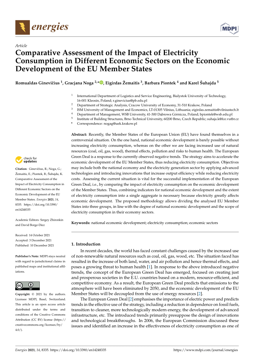 thesis about electricity consumption