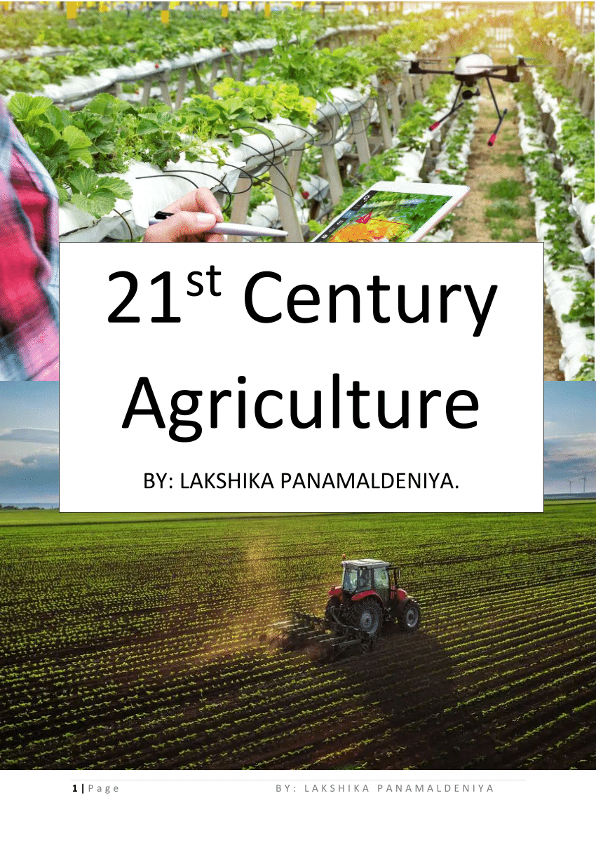 agriculture in 21st century essay