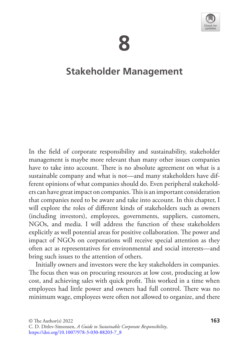 phd thesis on stakeholder management