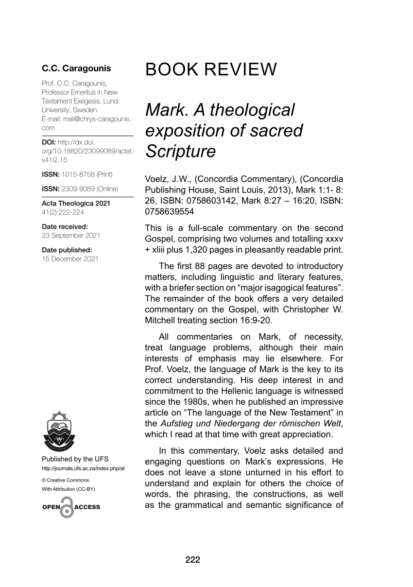 theological book review sample