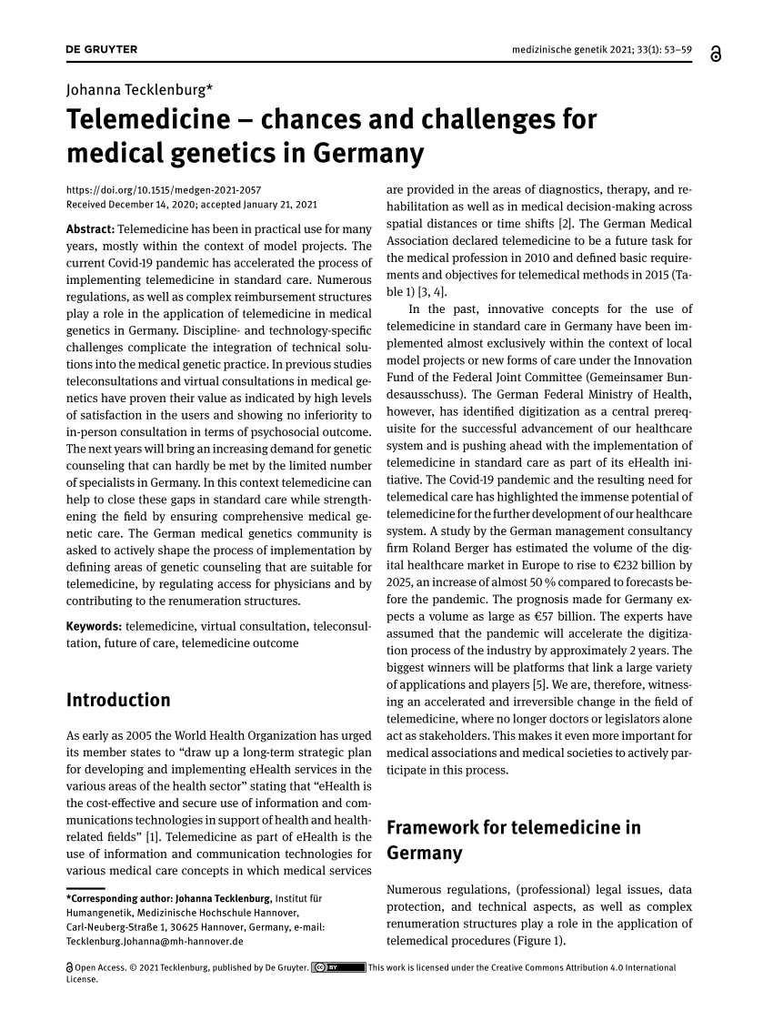 phd in medical genetics in germany