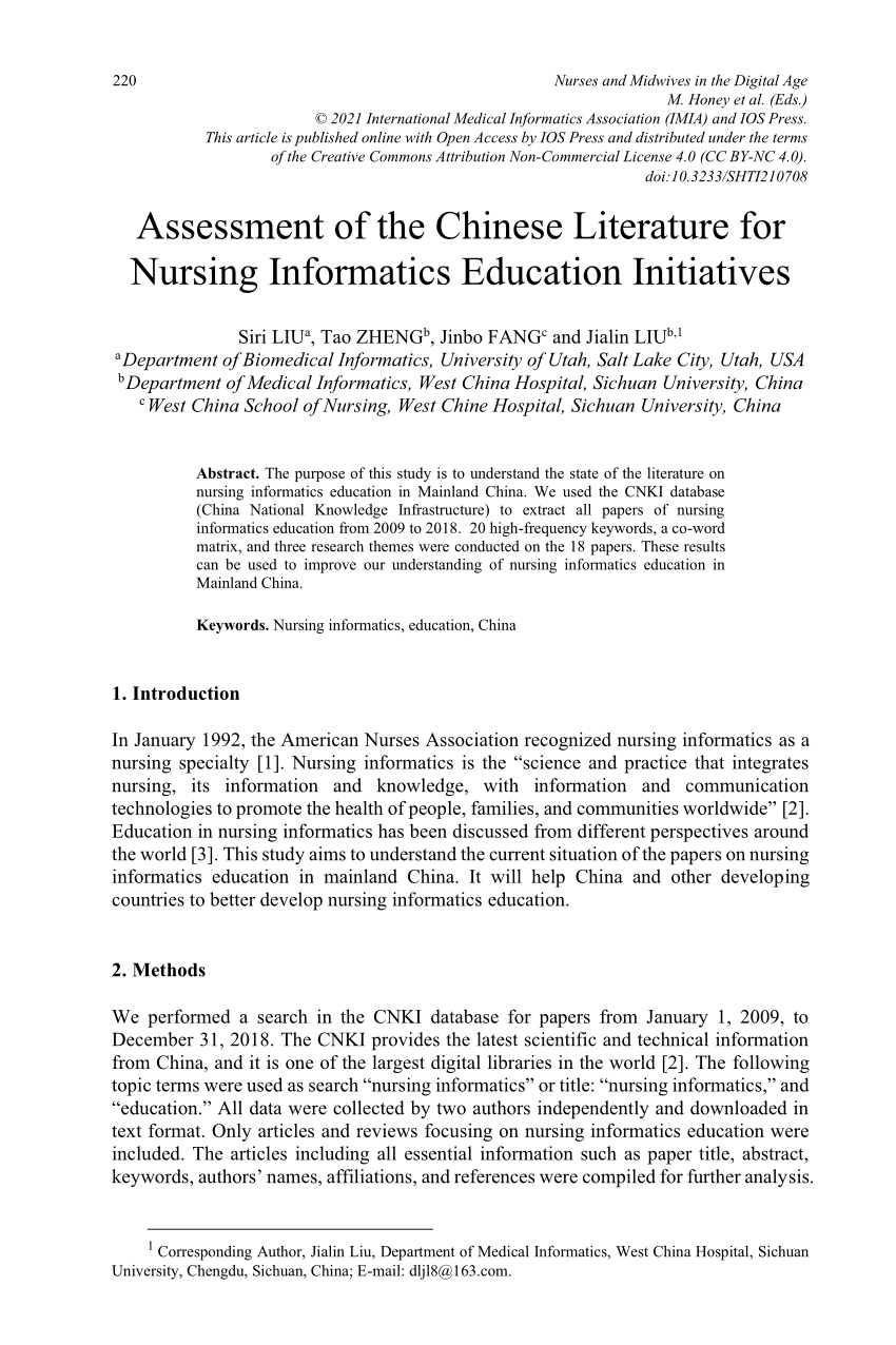 chinese nursing research a quarterly journal