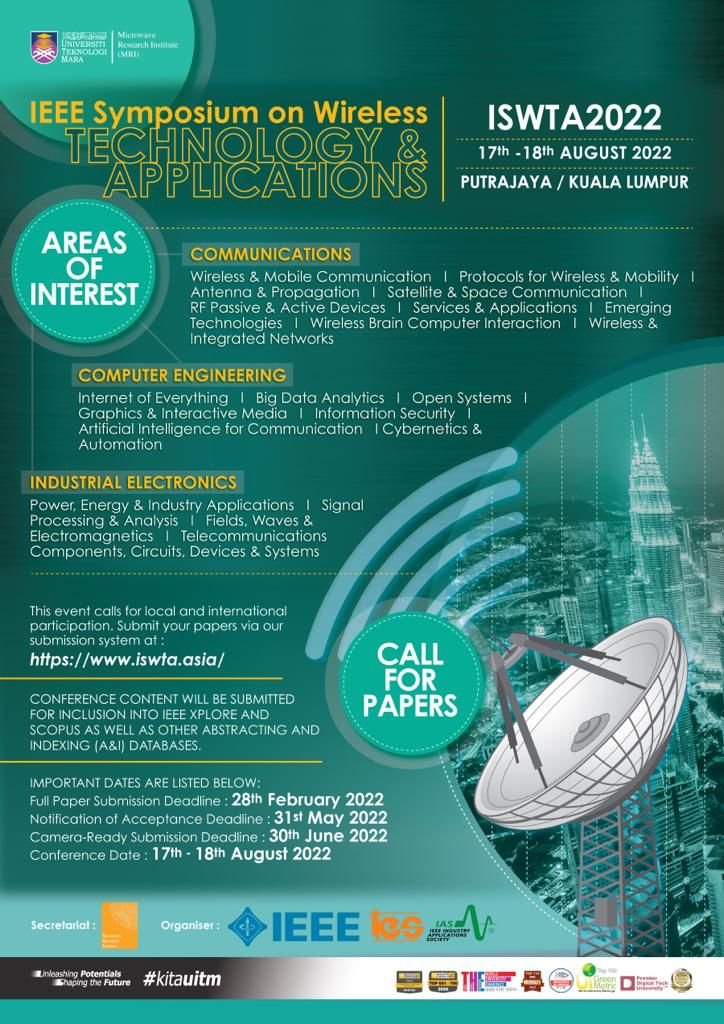 (PDF) Call for Papers and Reviewers 2022 IEEE Symposium on Wireless