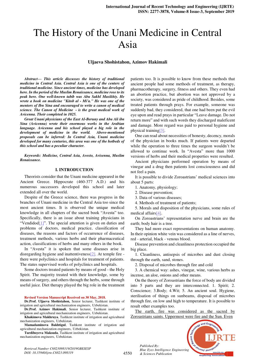 unani research paper pdf