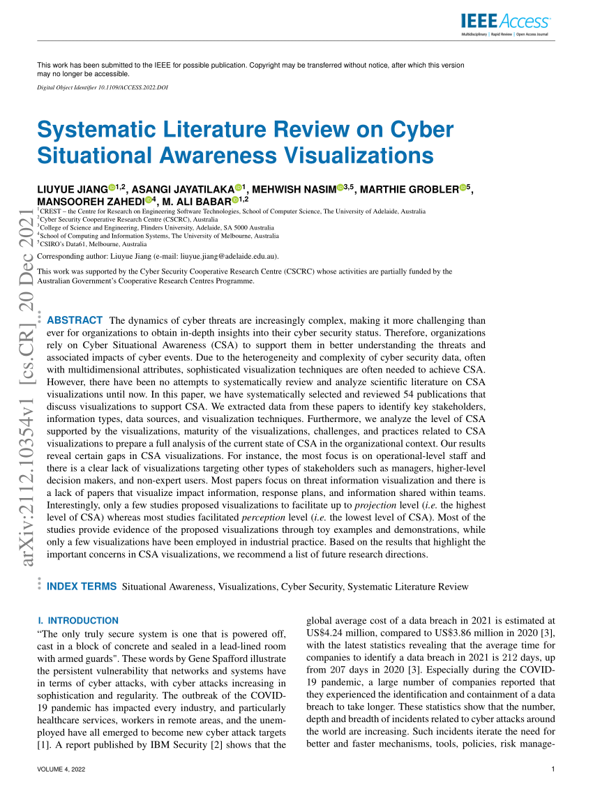 literature review on cyber security awareness
