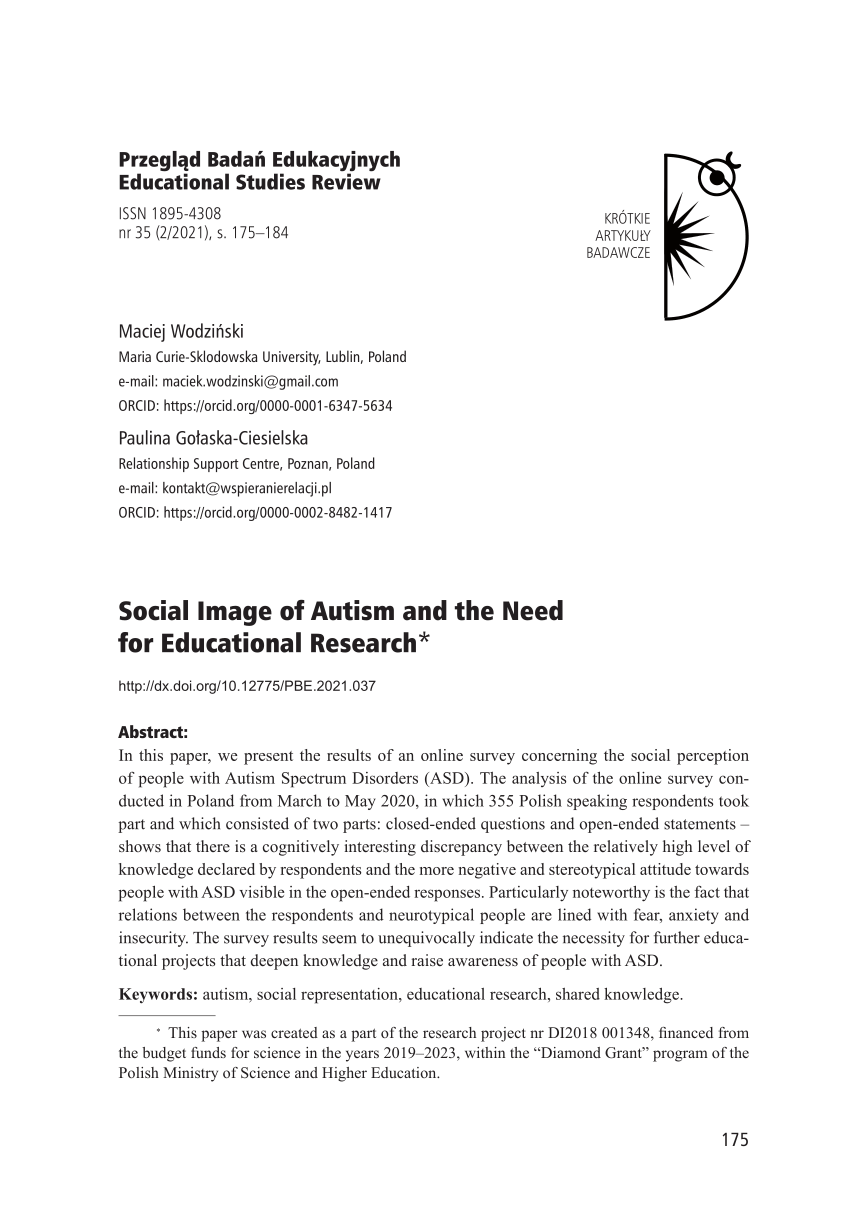 research studies about autism