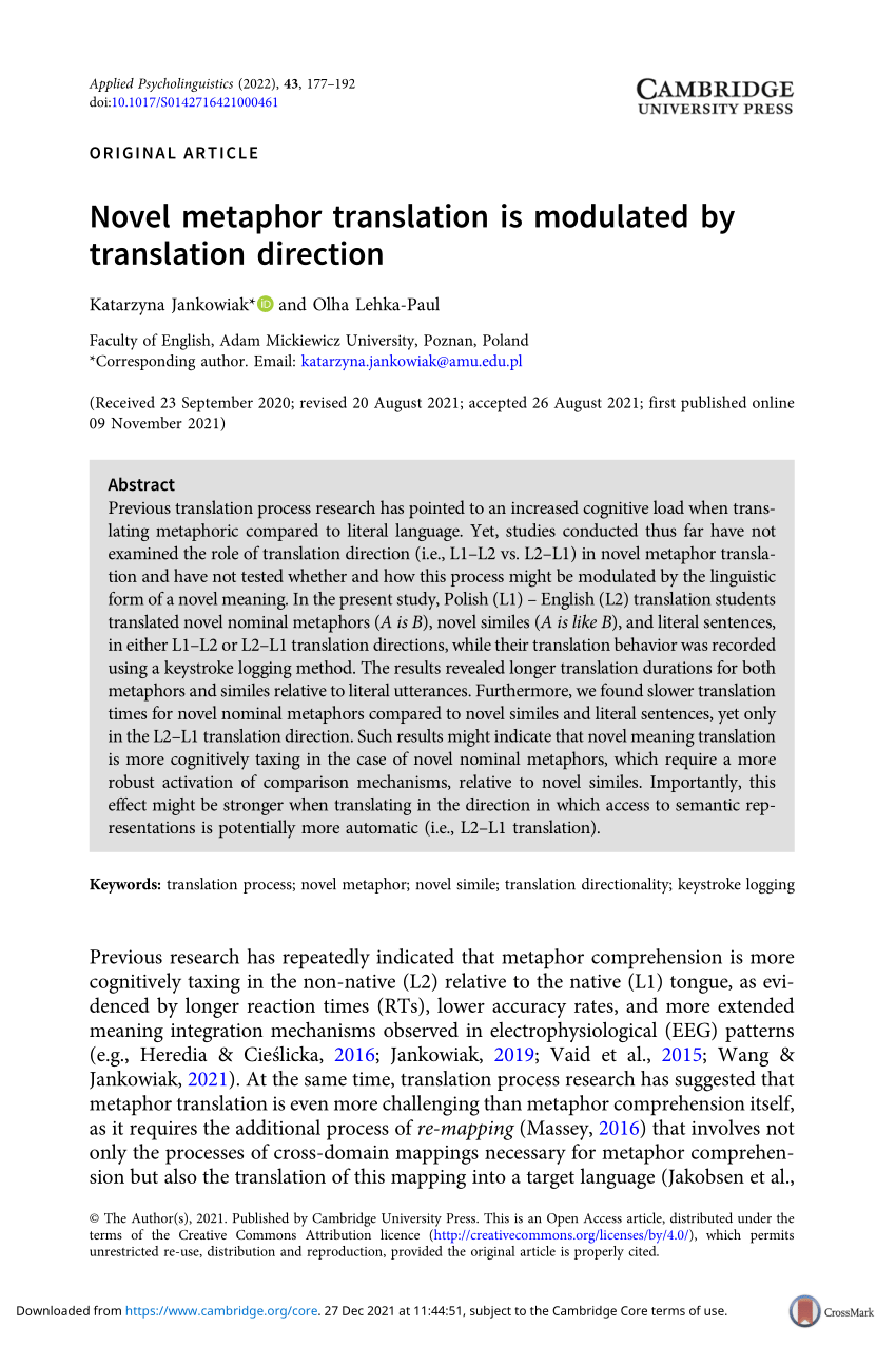 a comparative analysis of the lexical items translation/traduÃ§Ã£o and