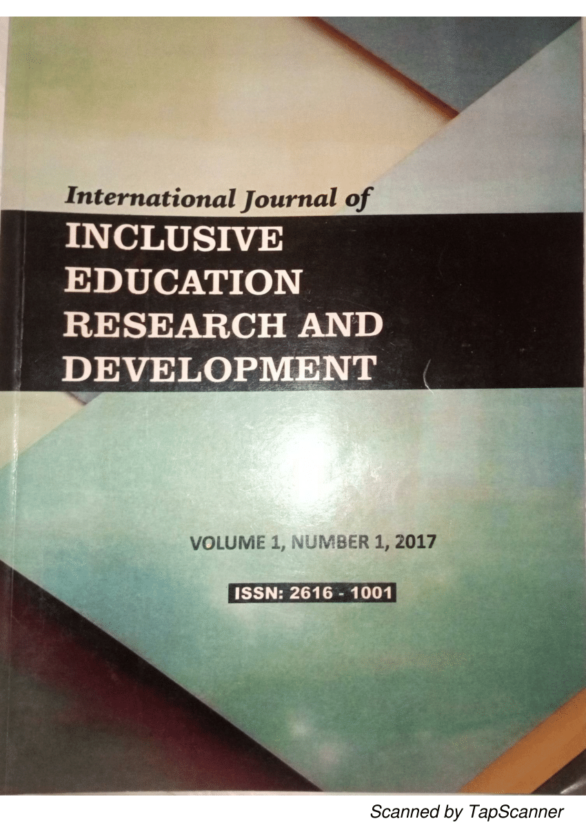 peer reviewed journals inclusive education