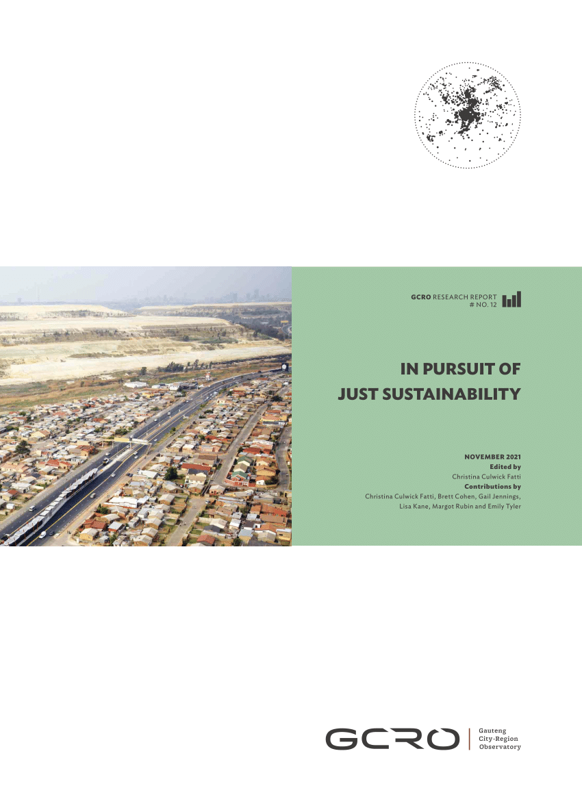 PDF) In Pursuit of Just Sustainability