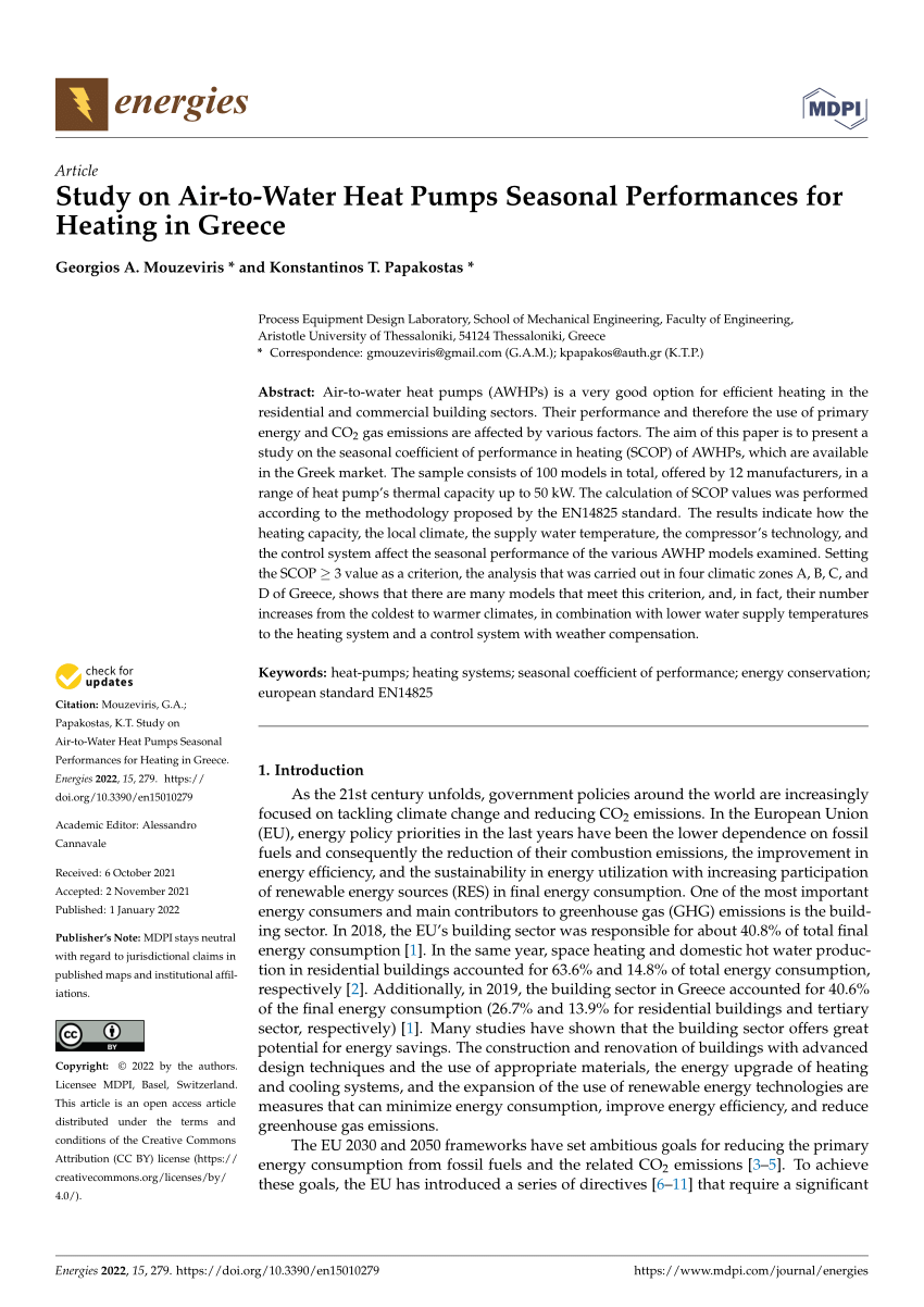 Air-to-water heat pumps: Review and analysis of the performance gap between  in-use and product rated performance - ScienceDirect