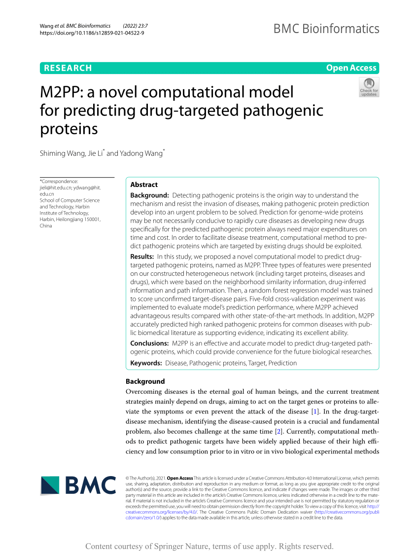PDF) M2PP: a novel computational model for predicting drug 