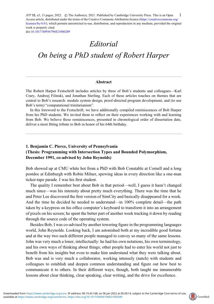 pdf-on-being-a-phd-student-of-robert-harper