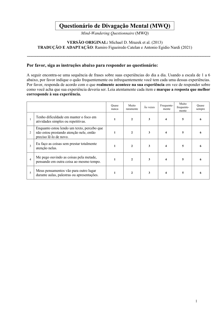 mind wandering questionnaire (mwq pdf)