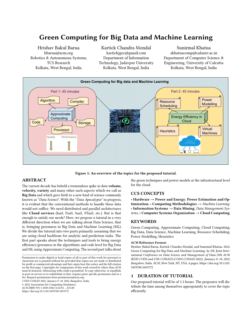 green computing research paper 2020