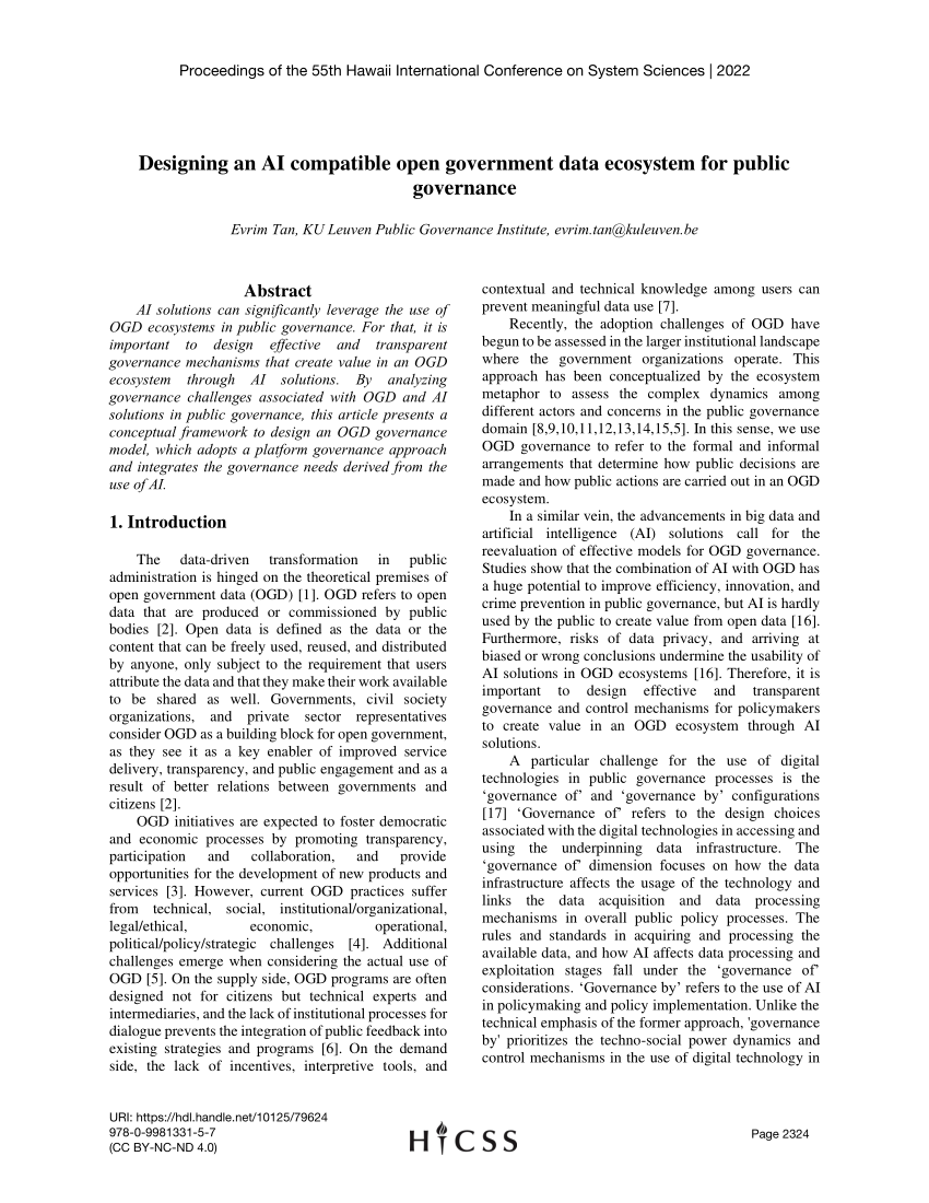 research paper open government data