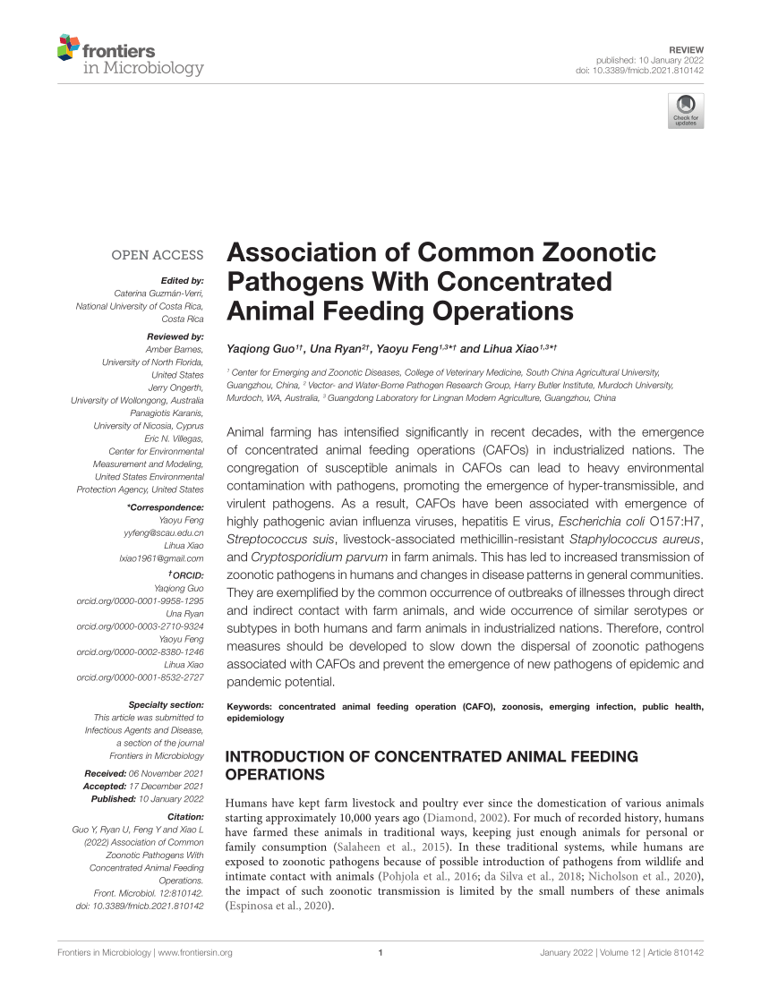 literature review on zoonotic disease