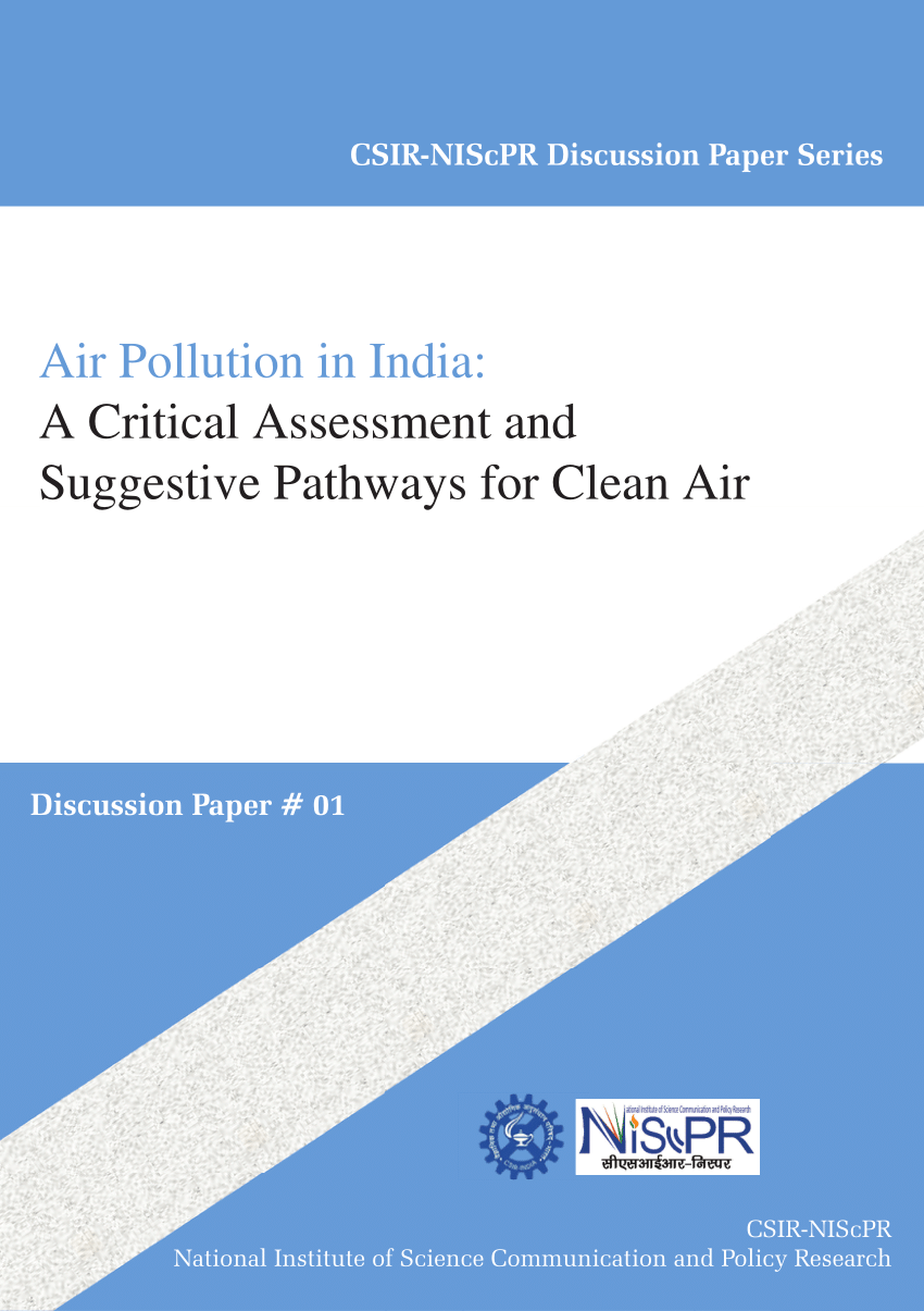 literature review on air pollution in india