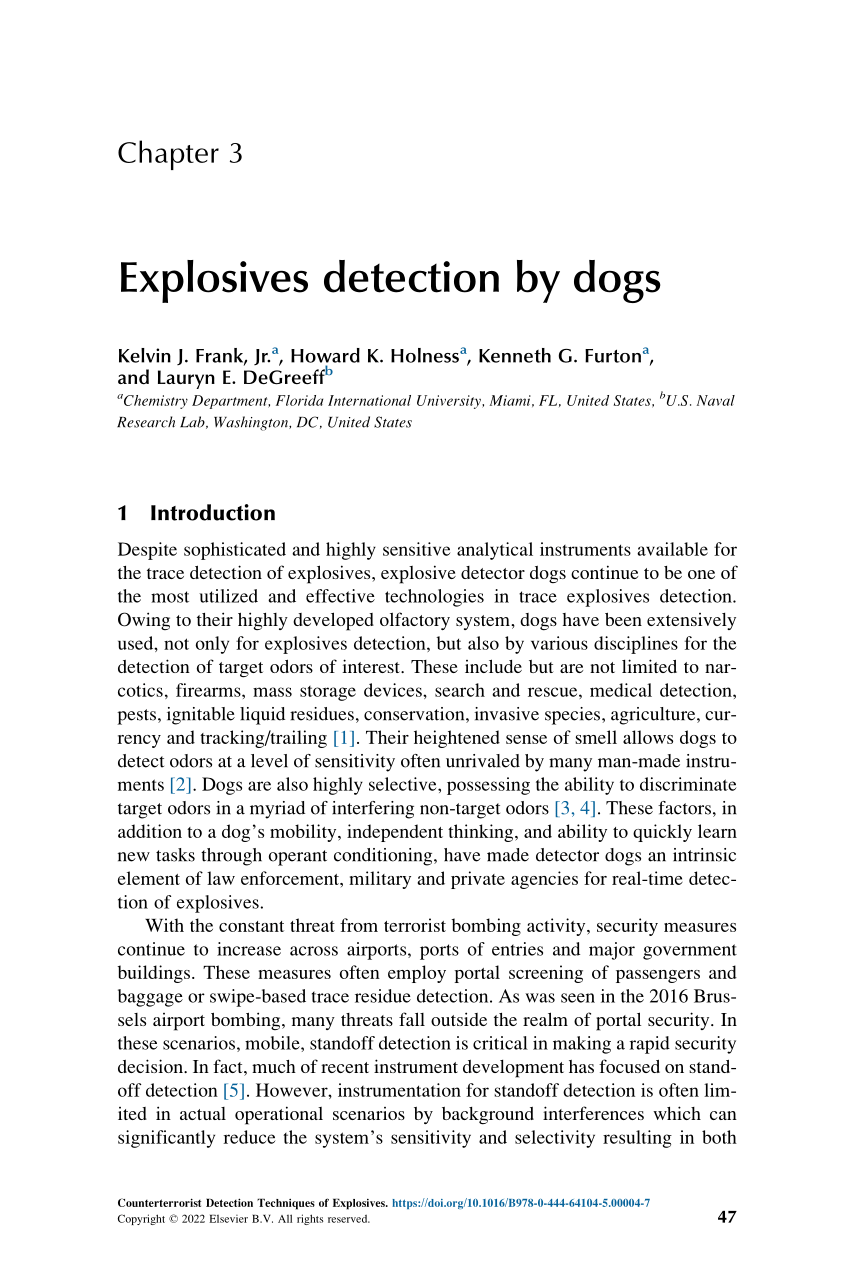 Nitrate de potassium Getxent Precision explosives. Getxent pour chien de  détection explosifs et brigade canine (K9)