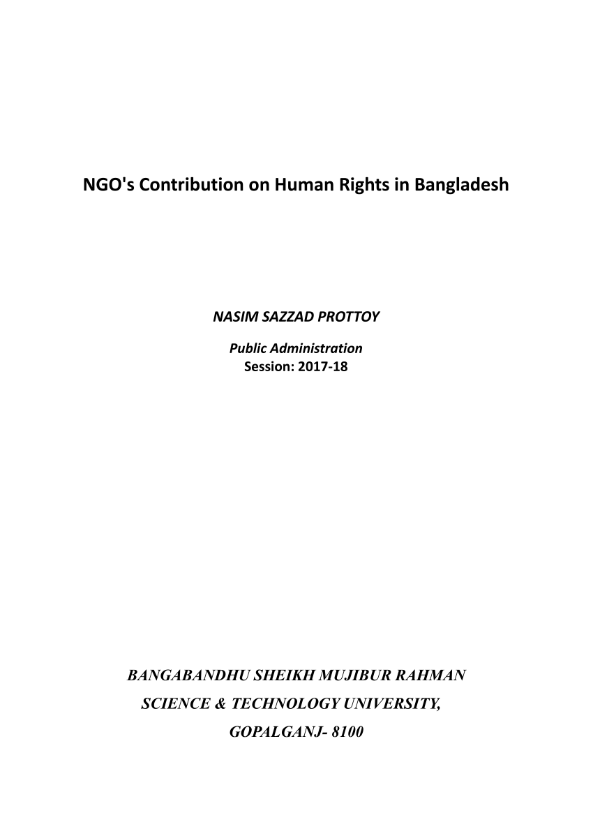 research paper on human rights in bangladesh