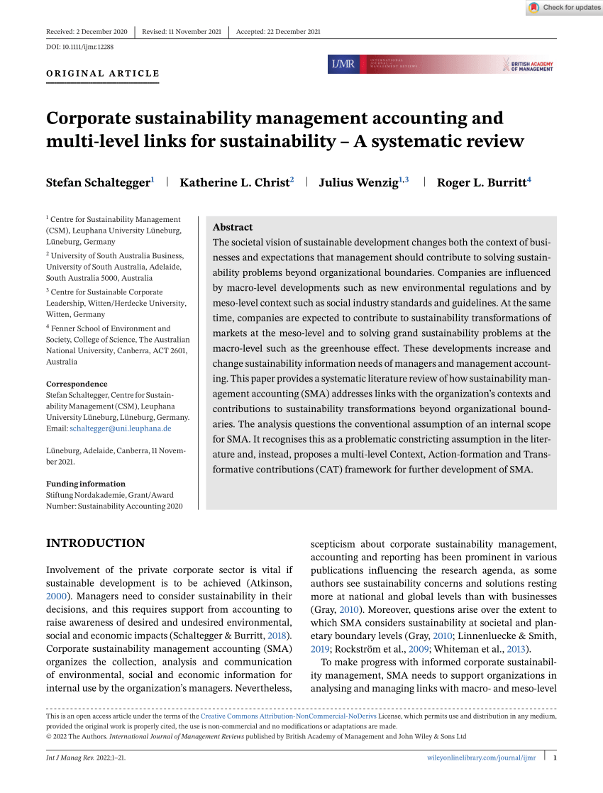 sustainability accounting research papers