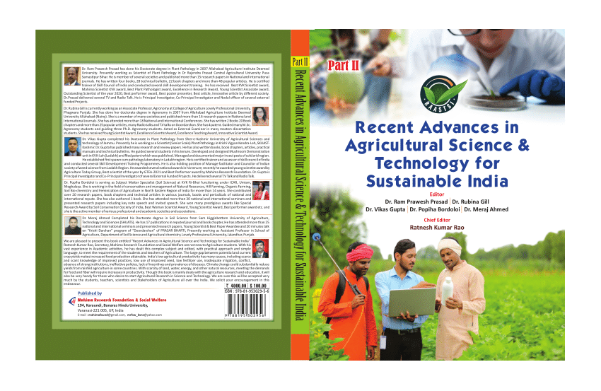 recent research in agriculture in india