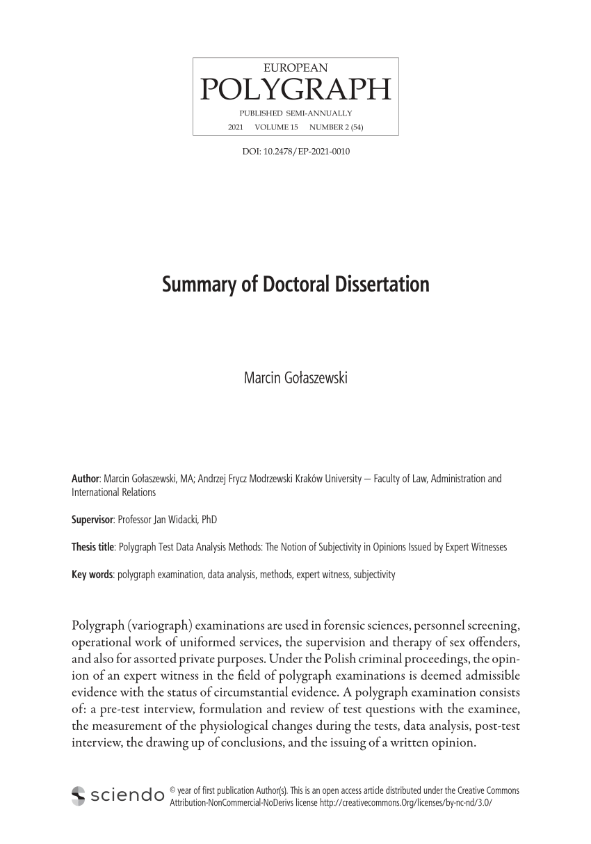 what is doctoral study dissertation