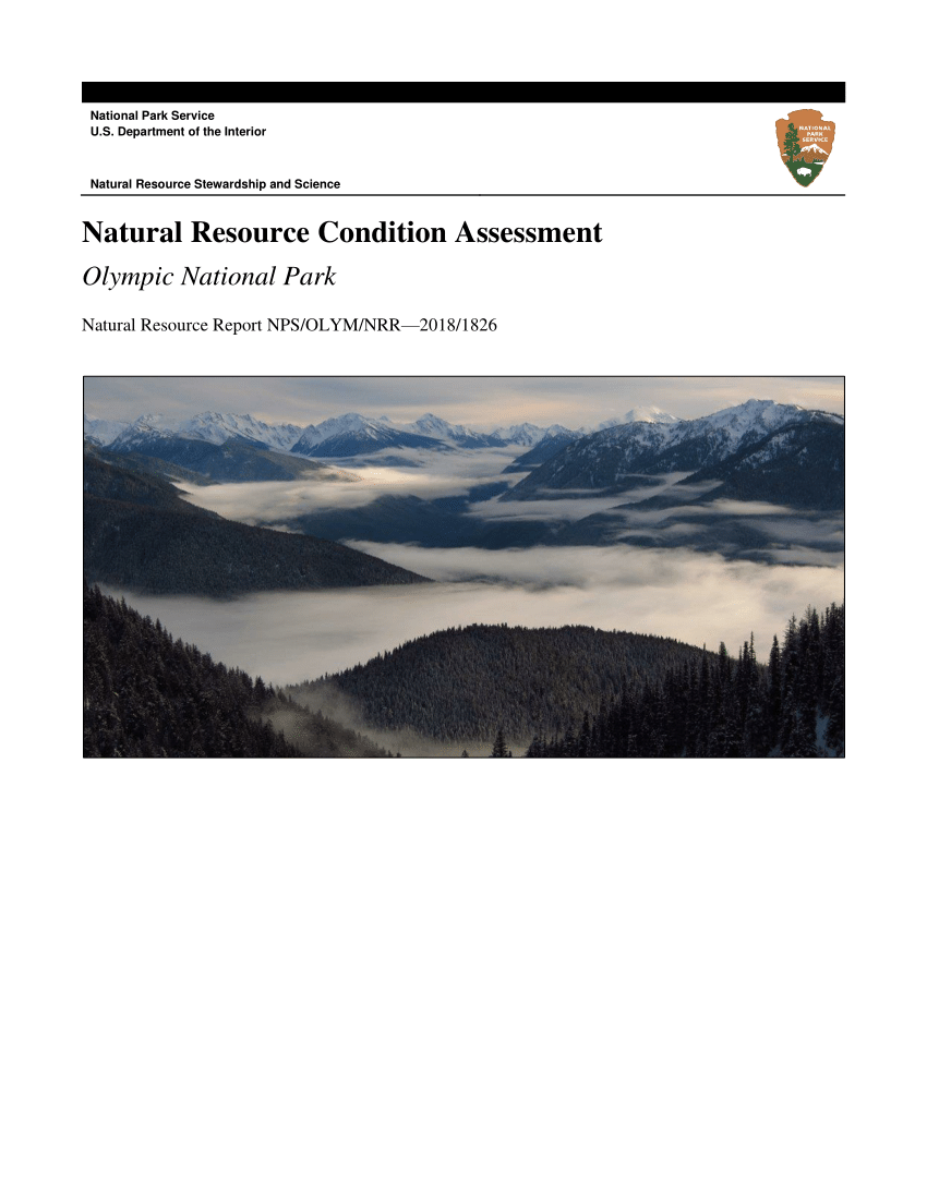 PDF) Chapter 4: Pacific Salmon-Natural Resource Condition Assessment  Olympic National Park